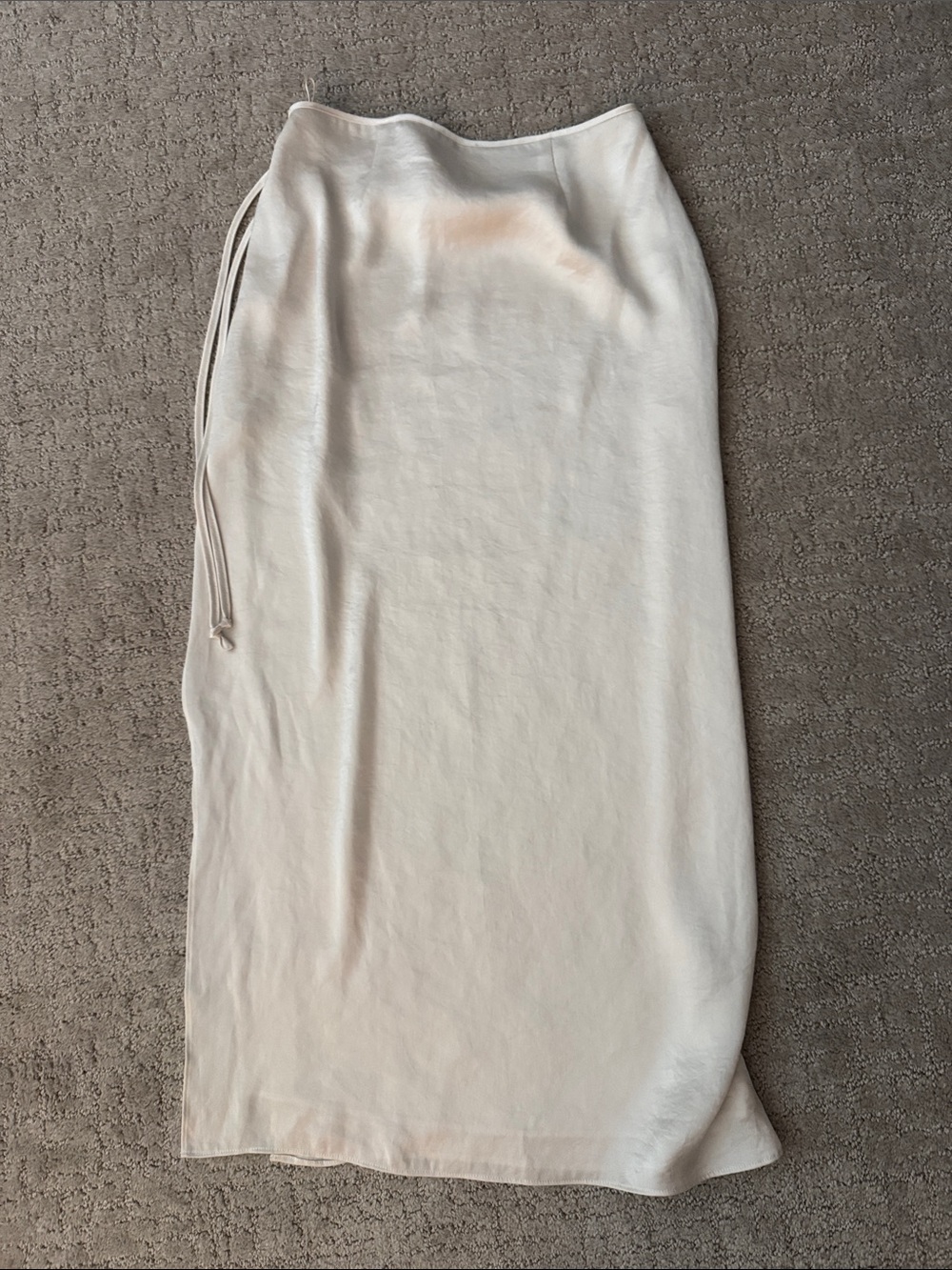 Aritzia Women’s Cream Wrap Midi Skirt - Picture 2 of 2